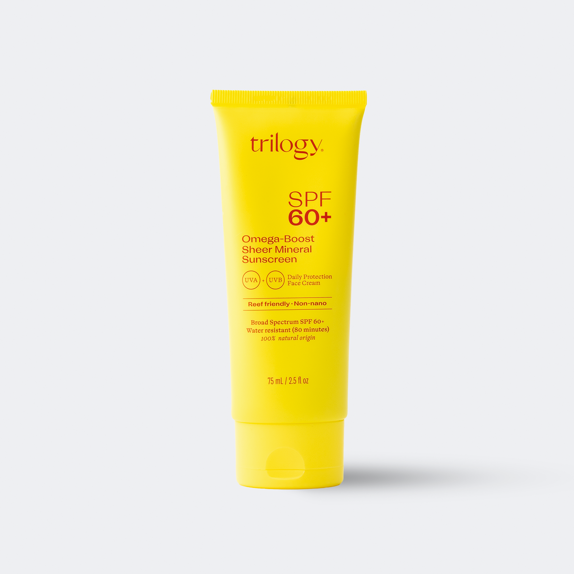 SPF 60+ Omega-Boost Sheer Mineral Sunscreen