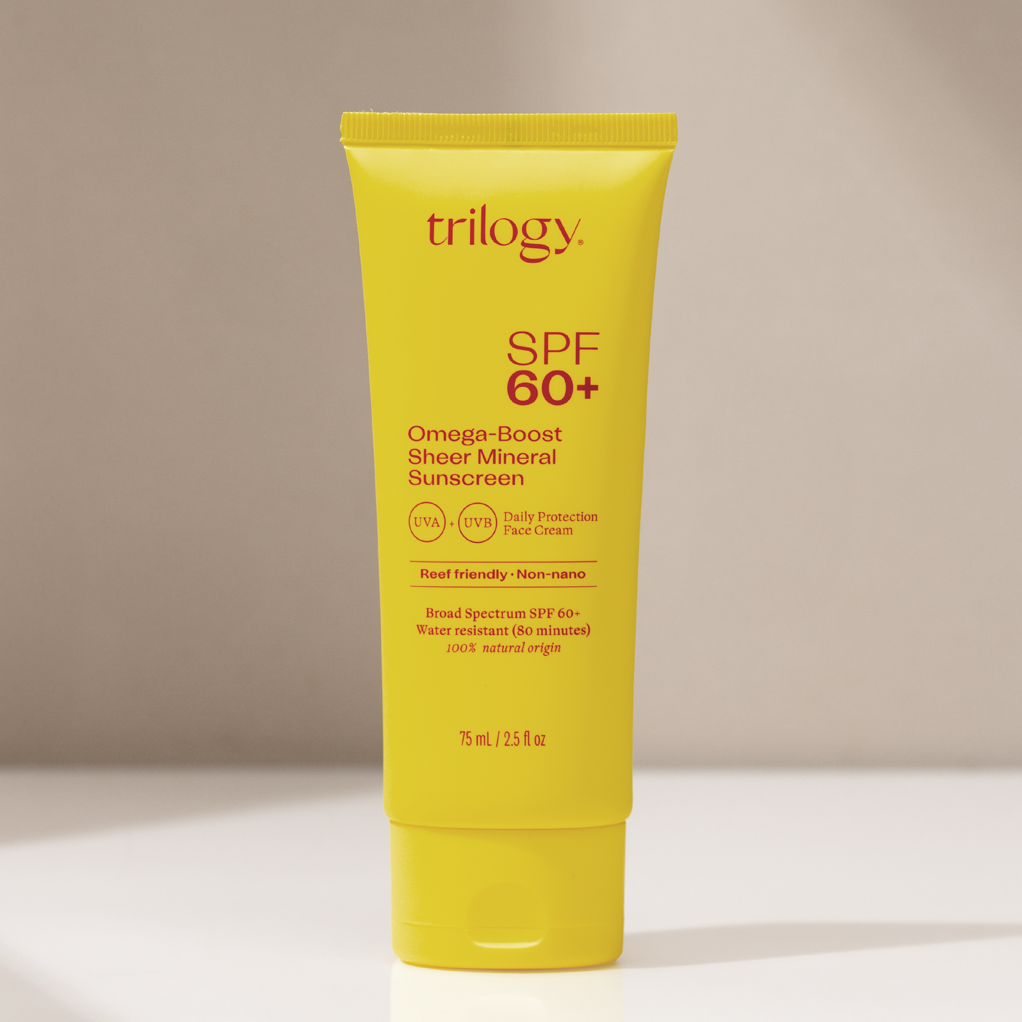 SPF 60+ Omega-Boost Sheer Mineral Sunscreen