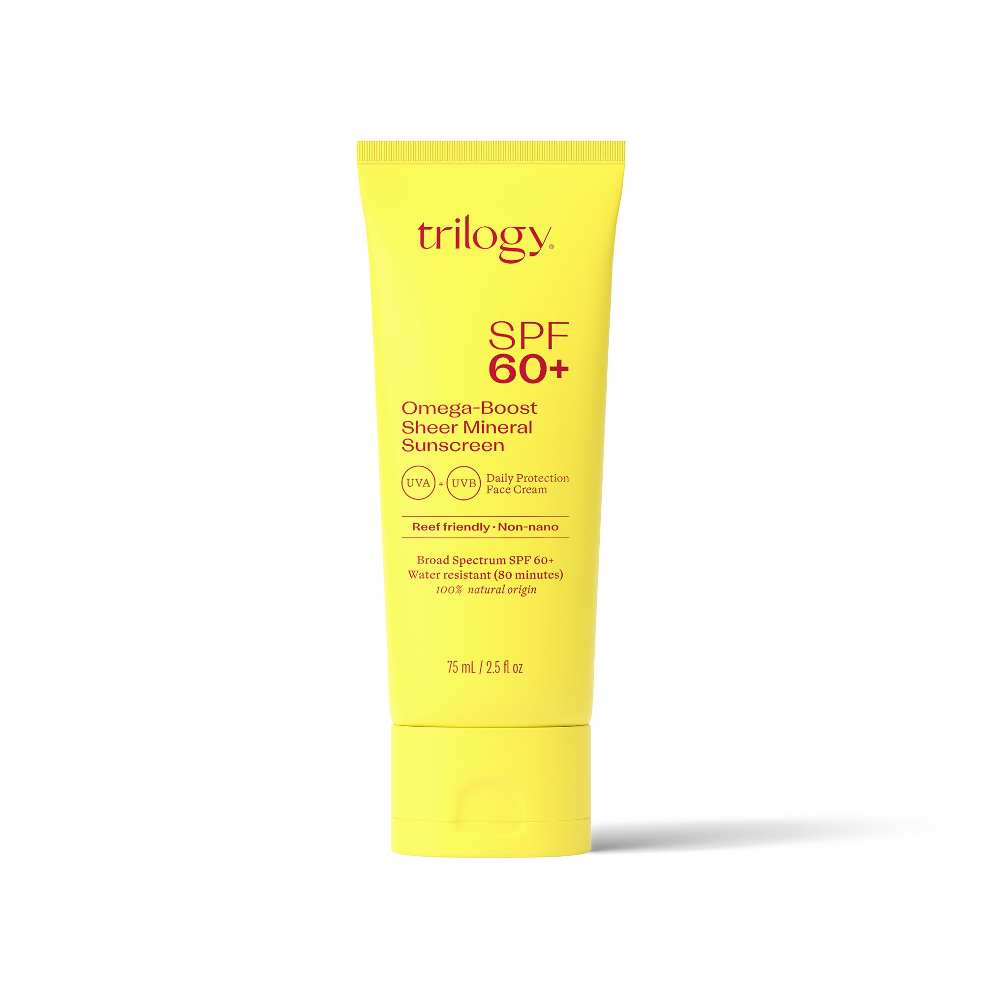 SPF 60+ Omega-Boost Sheer Mineral Sunscreen, 2.5 fl oz