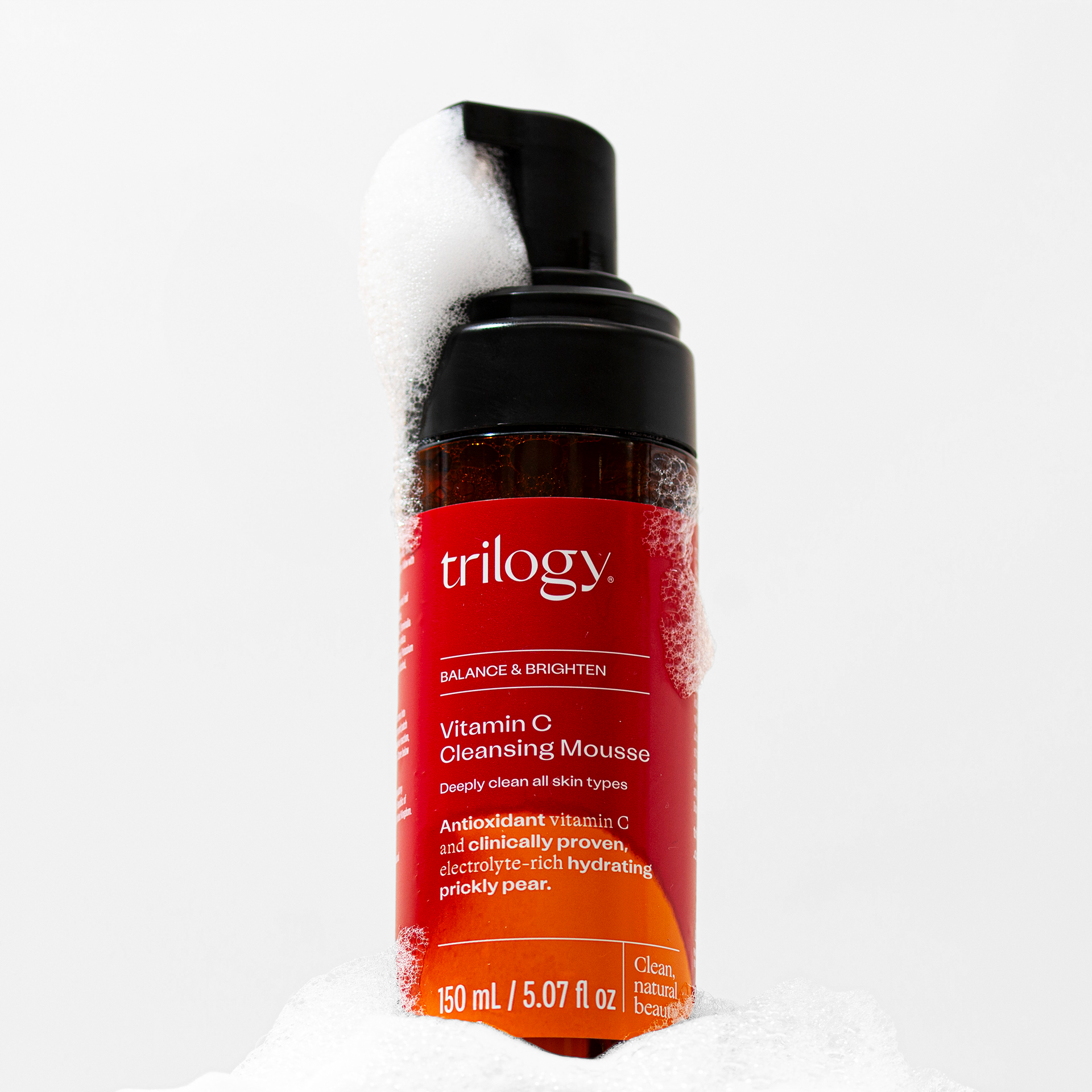Vitamin C Cleansing Mousse – Trilogy Natural Products US