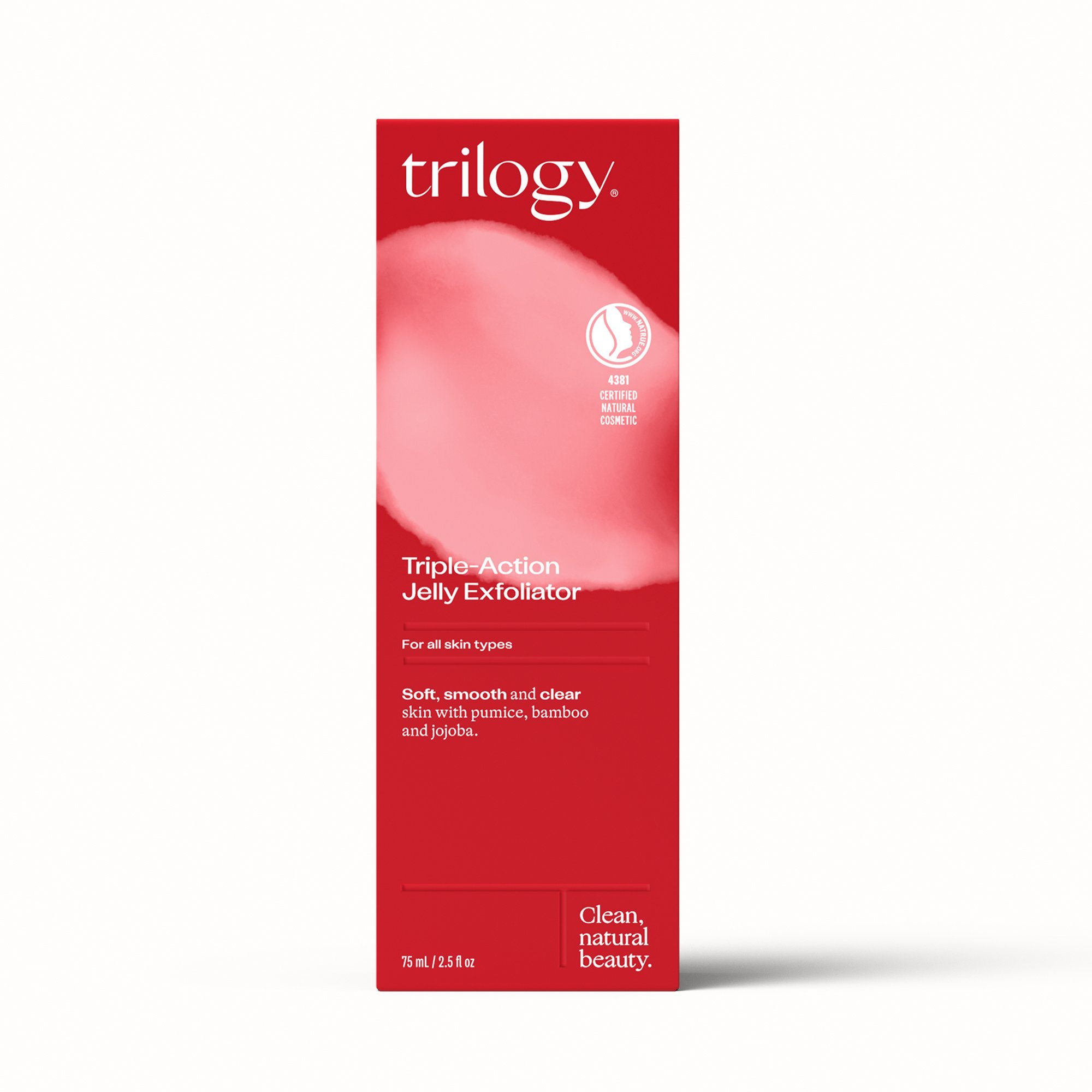 Triple Action Jelly Exfoliator Cleansers Trilogy Natural Products 